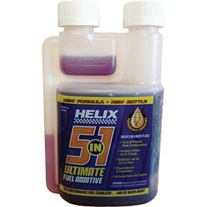 HELIX 5 In 1 Fuel Additive 1 - 8 Oz. Bottle