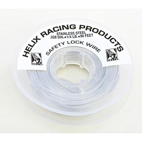 HELIX Safety Lock Wire 1/4lb Spool 0.028 Dia