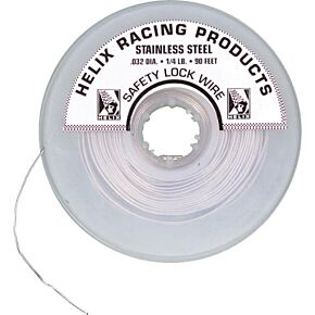 HELIX Safety Lock Wire 1/4lb Spool 0.032 Dia