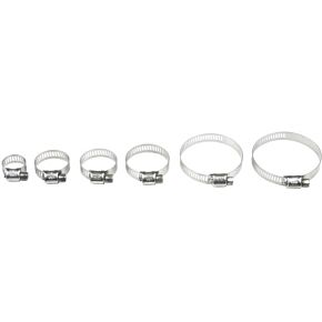 HELIX Stainless Steel Hose Clamps 58-83mm 10/pk