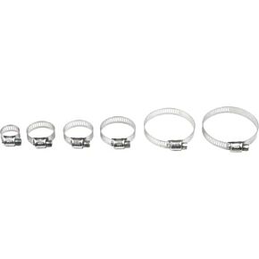 HELIX Stainless Steel Hose Clamps 6-16mm 10/pk