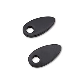 HIGHSIDER Indy Spacer Turn Signal Adaptr Pair Black Hd