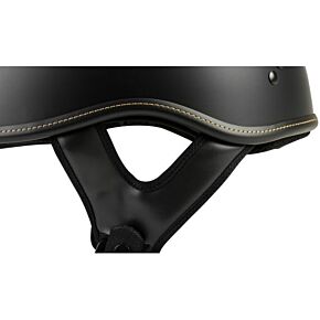 HIGHWAY 21 .357 Solid Half Helmet Matte Black Lg