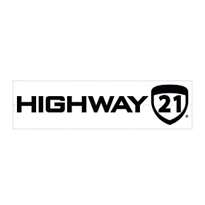 HIGHWAY 21 Full Logo Sticker 6" X 1.42" 50pks