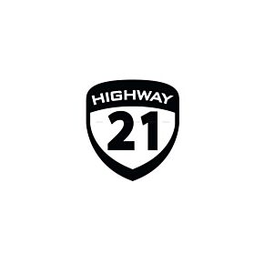 HIGHWAY 21 Shield Die Cut Sticker Sm 2.25" X 2.5" 50pks