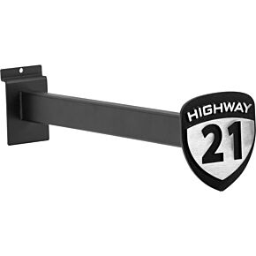 HIGHWAY 21 Straight Peg Slat Wall Hanger Post