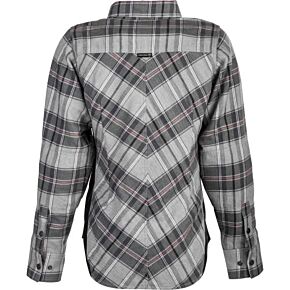 HIGHWAY 21 Women's Rogue Flannel Pink/grey Lg