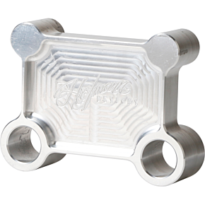 HOFMANN DESIGNS H/d Billet Pull Back Plate Raw Batwing