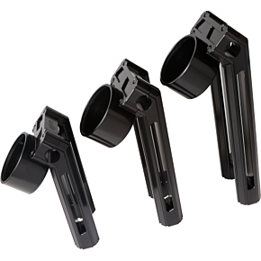 HOFMANN DESIGNS H/d Billet Speedo Mount Black Req Hofmann Risers
