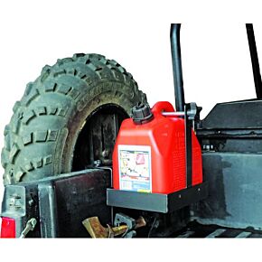 HORNET Auxiliary Fuel Can Tool Holder & Spare Tire Mount