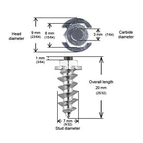 IGRIP 18mm Shoudler Screw Studs Qty 150