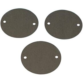JAMES GASKETS Gasket Circ Brocker Cover 2 Hole Paper 10/pk 32591-70