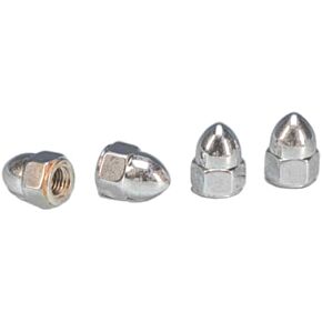 JAMES GASKETS Gasket Nut Chr Exhaust Mount Evo/twin Cam 4/pk 65324-83-n1