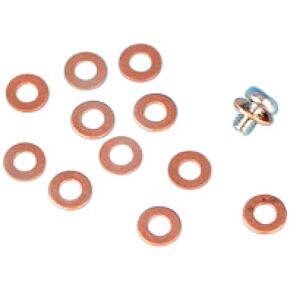 JAMES GASKETS Gasket Washer Fork Drain Screw Copper 10/pk 45403-75