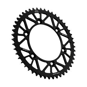 JT Rear Racelite Sprocket Alum 49t-520 Blk Hon/yam