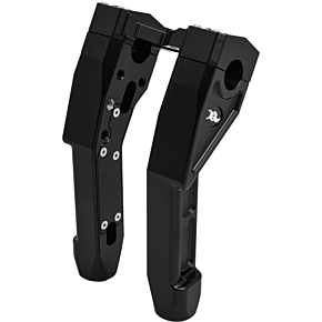 KENS FACTORY Nx Lvl 1-1/8" X-riser 8" Tall Pull Back Black