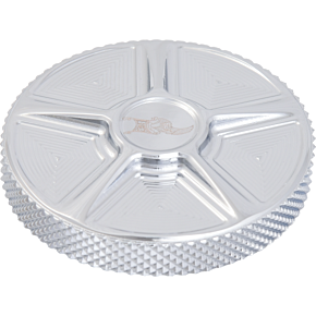 KENS FACTORY Nx Lvl Gas Cap Five Chrome Dummy Cap For M8 Lh