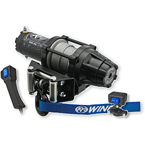 KFI 2500lb Steel Cable Assualt Series Winch