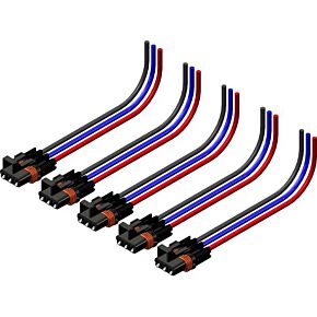 KFI 3-pin Harness 5/pk Pol