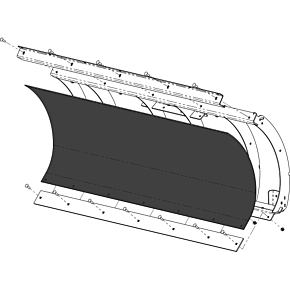 KFI Poly Blade Replacement 72" Blade Face