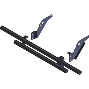 KFI Rear Bumper Black Hon