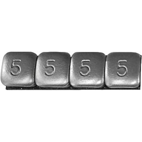 K&L Wheel Weights 5 Gram Silver 360 Piece/box