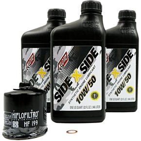 KLOTZ Side X Side Oil Change Kit 10w50 With Oil Filter Polaris