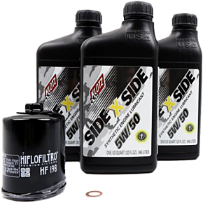 KLOTZ Side X Side Oil Change Kit 5w50 With Oil Filter Polaris