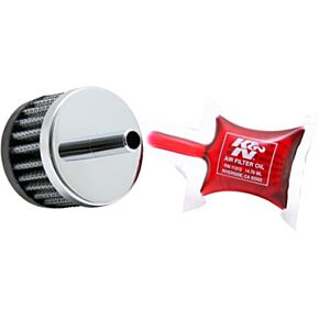 K&N Crankcase Vent Air Filter Remote Mount