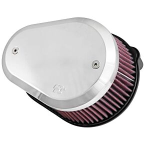 K&N Street Metal Intake Flare Lg Capacity Mirror Finish