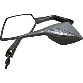 KOSO Apex M10 Mirrors W/indicators Black