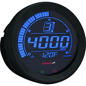 KOSO Digital Gauge Cluster Black Bezel 04-13 Flht And Fltr