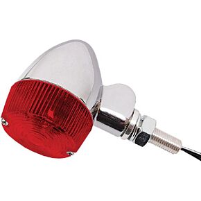 K&S Turn Signal Style 1 Chrome W/red Lens