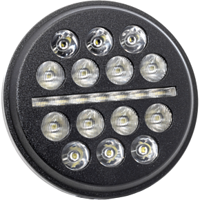 LETRIC LIGHTING CO 5.75" Led Hdlght Blk Buckshot