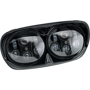 LETRIC LIGHTING CO Led Headlight Blk/blk Fltr `98-13