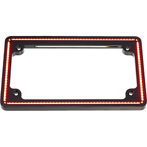 LETRIC LIGHTING CO Perfect Plate Light Gloss Blk Universal Fit
