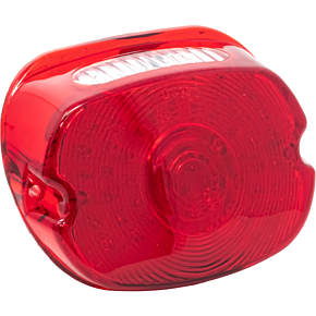 LETRIC LIGHTING CO Slantback Low Pro Led Red Lens  Tailight Fxlrst Only