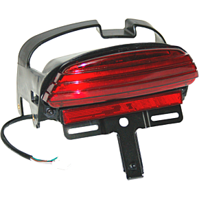 LETRIC LIGHTING CO Softail Led Tailight Red Lense