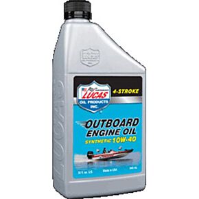 LUCAS Outboard Engine Oil Synthetic 10w-40 1qt
