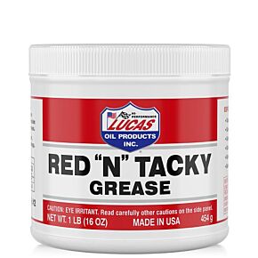 LUCAS Red 'n' Tacky #2 Grease 1lb Tub