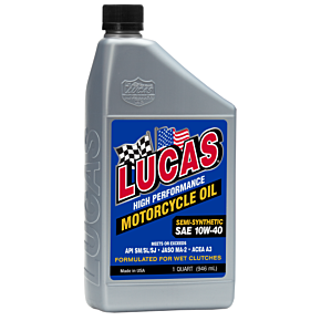 LUCAS Semi-synthetic High Performance Oil 10w-40 1qt