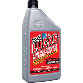 LUCAS Synthetic High Performance Oil 0w-40 1qt