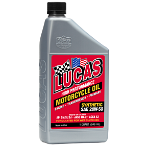LUCAS Synthetic High Performance Oil 20w-50 1qt
