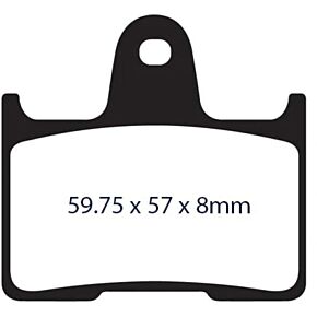 LYNDALL BRAKES Brake Pad Gold+ Rear `14-up Sportster