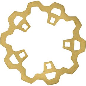 LYNDALL BRAKES Enforcer 1 Piece Rotor Front Gold 11.8
