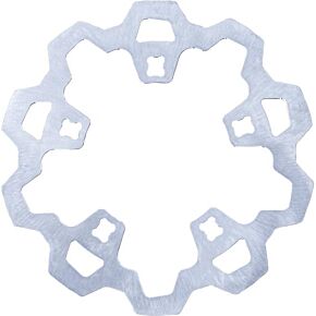 LYNDALL BRAKES Enforcer 1 Piece Rotor Front Silver 11.8
