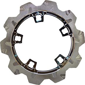 LYNDALL BRAKES High Carbon Steel Perimeter Rotor Chrome 11.8"