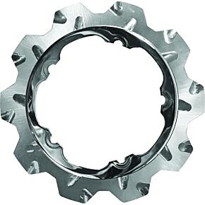 LYNDALL BRAKES High Carbon Steel Perimeter Rotor Chrome 11.8"