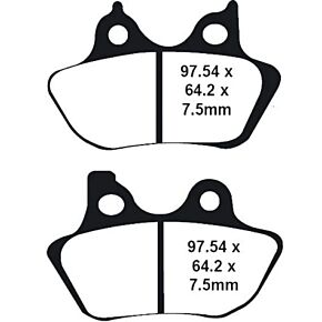 LYNDALL BRAKES Profiled Brake Pad X+ Fr/rr `00-07 Except 200 Mm Tire
