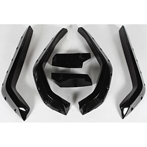 MAIER Fender Extensions Rzr Black Set Of 4. 3"extension